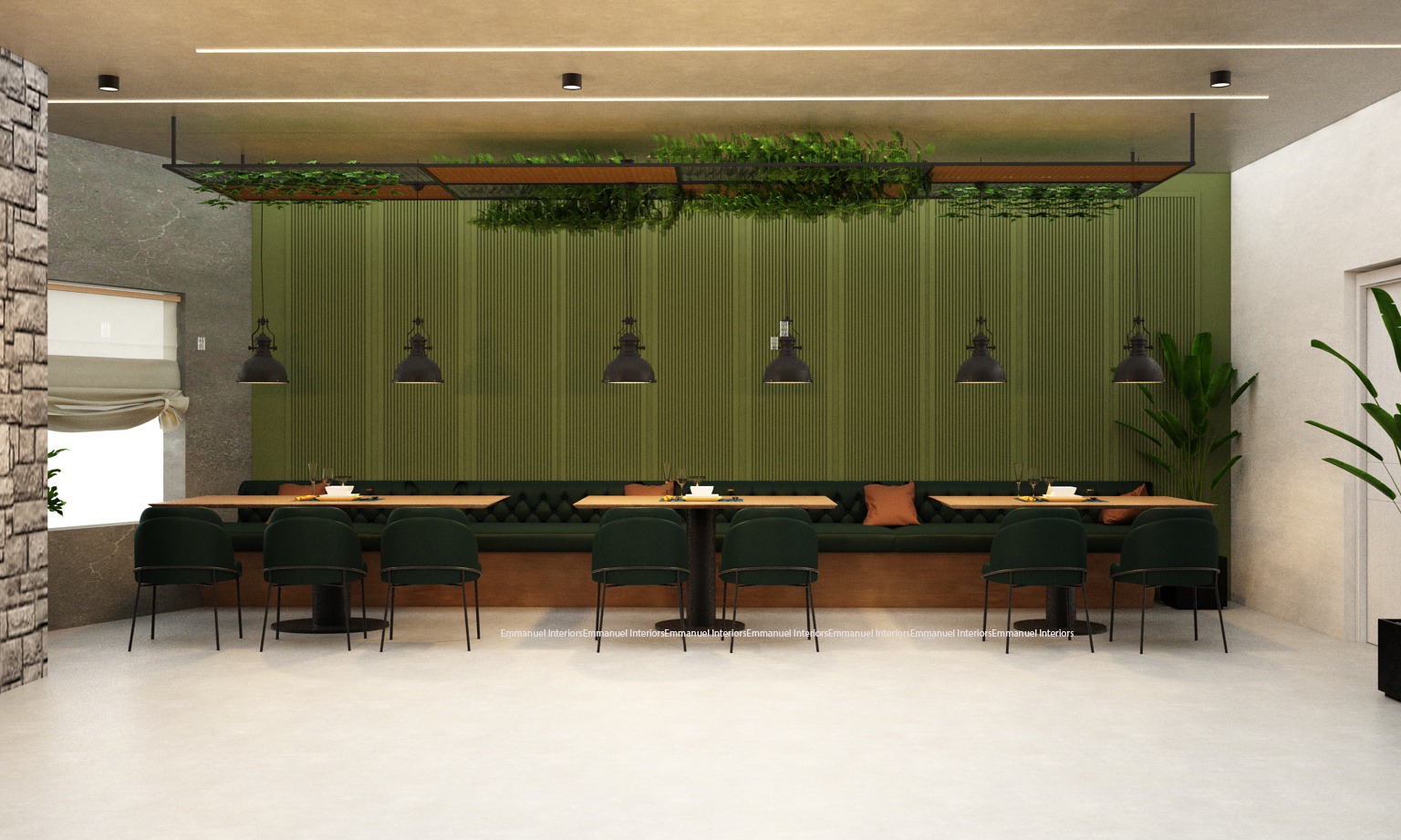 Biophilic Dining Lounge